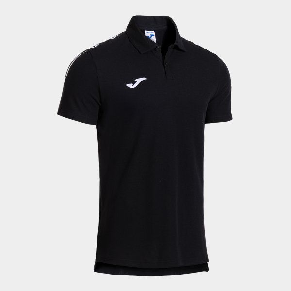 Olimpiada Short Sleeve Polo Black