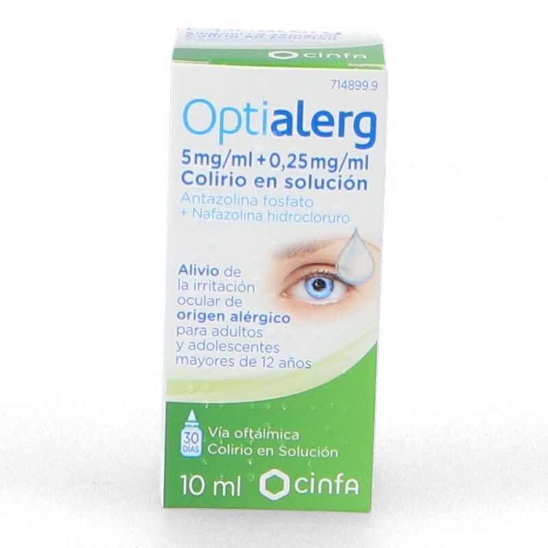 Optialerg 5/0.25 Mg/Ml Colirio 1 Frasco Solucion