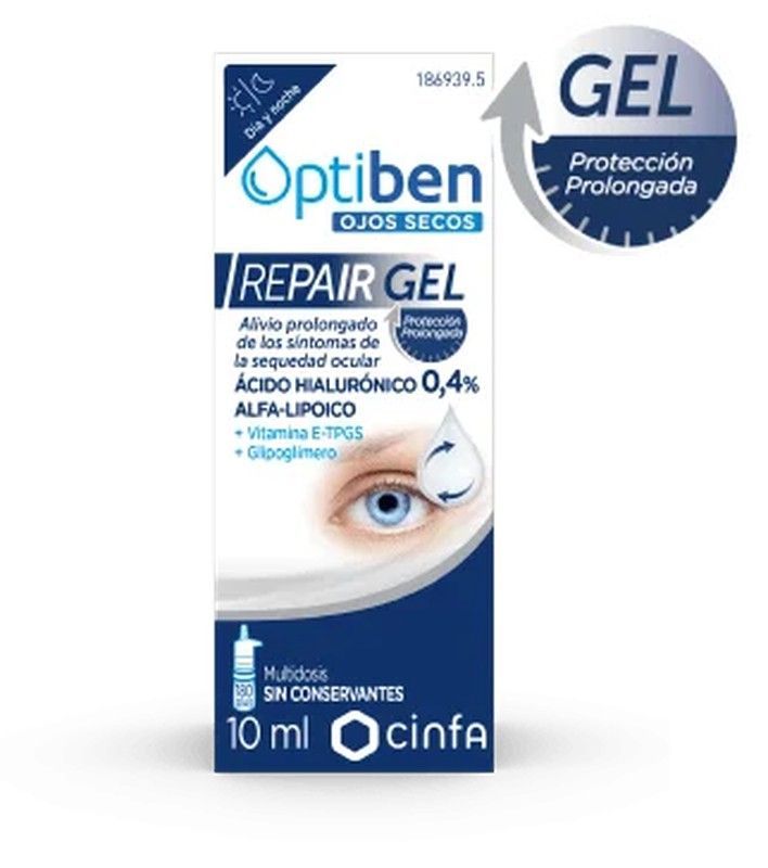 Optiben Gel Ojos Secos Repair 10 ml