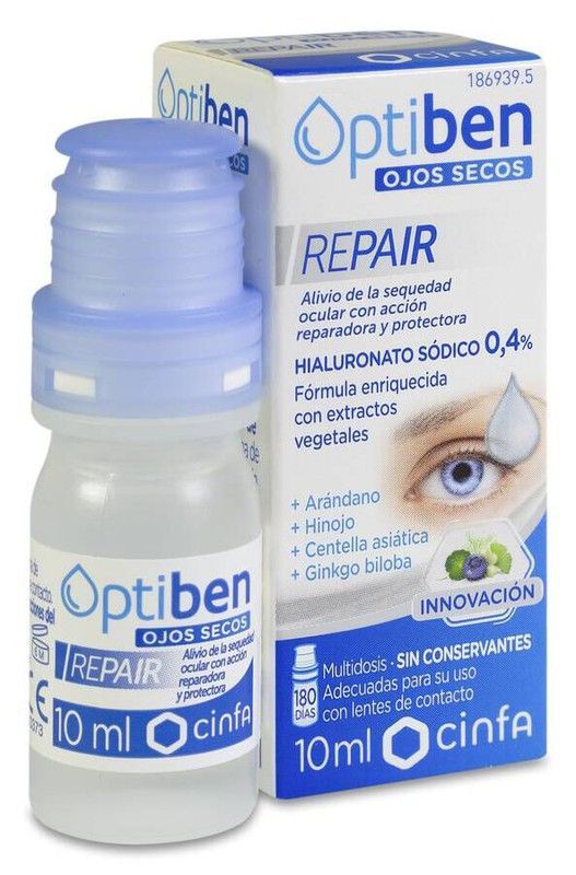Optiben Ojos Secos Reapair 10 ml