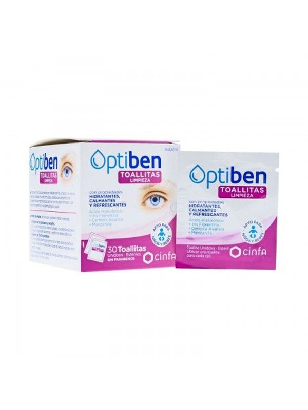 Optiben Toallita Con Locion Limpiadora Higene 30 Unidades