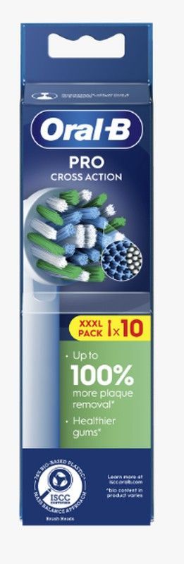 Oral-B Cepillo Dental Eléctrico Recambio Cross Action 3 Unidades