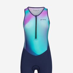 Orca Tritraje Mujer Athlex Race Suit SL V2 Blue Print