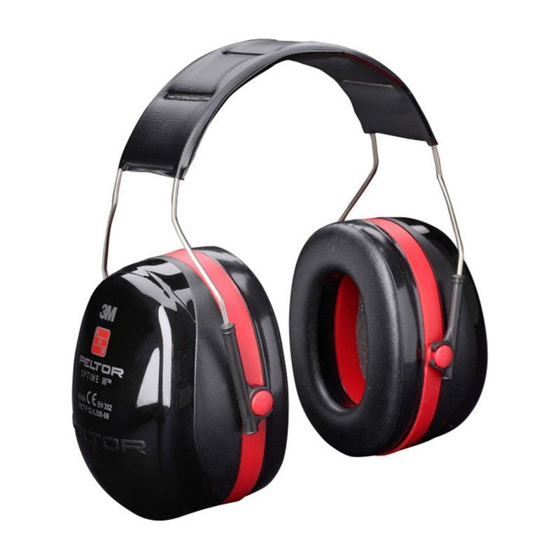Orejeras Diadema Negro/Rojo H540A-411