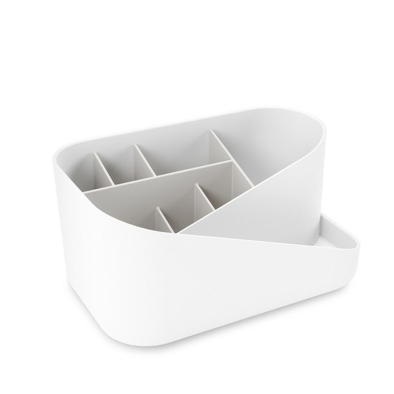 Organizador de poliestireno en blanco, 27 x 17 x 13 cm | Glam