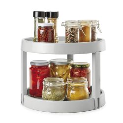 Organizador Giratorio 2 Alturas 'Giro-2' Ø28X21Cm Metaltex