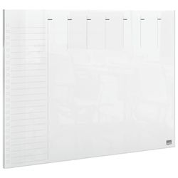 Organizador semanal de acrílico de sobremesa NOBO A4, transparente