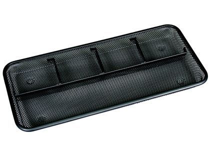 Organizador Sobremesa Bandeja Metalica Q-Connect Rejilla Negra con 5 Departamentos -320X35X155 Mm