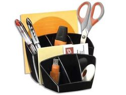 Organizador Sobremesa Cep Confor Plastico Negro