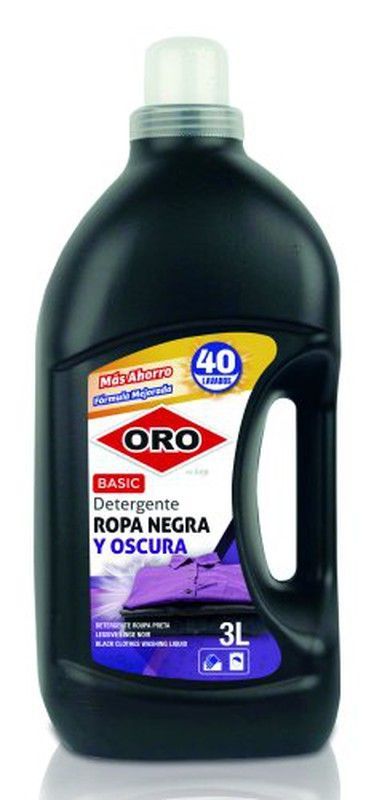 Oro Det.Liquido 3 Lt Ropa Negra (40D)