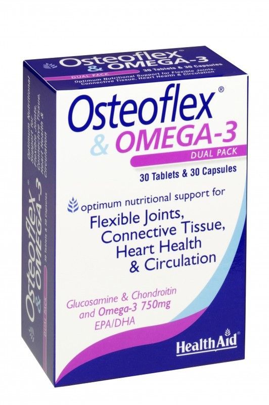 Osteoflex + Omega 3 30+30 Comprimidos Health Aid