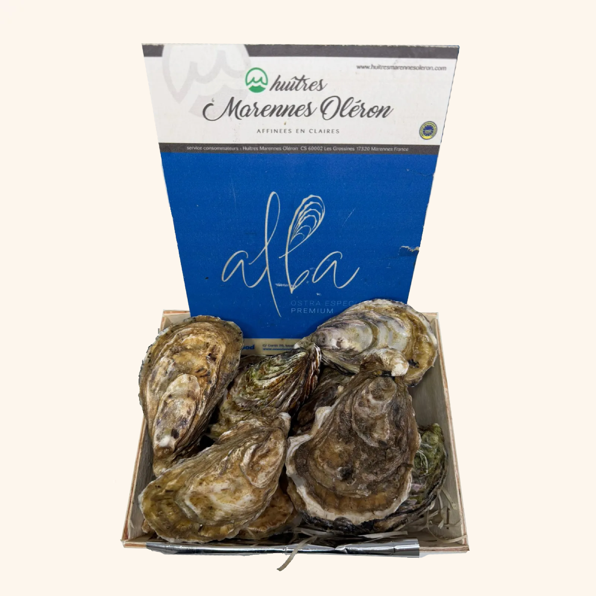 Ostra Francesa De Oléron Caja 12 unidades