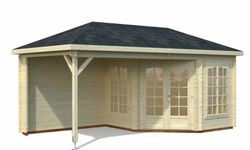 Pabellon de madera Palmako melanie 7 + 8.1 m2 577 + 300 cm pa28-5830 103778