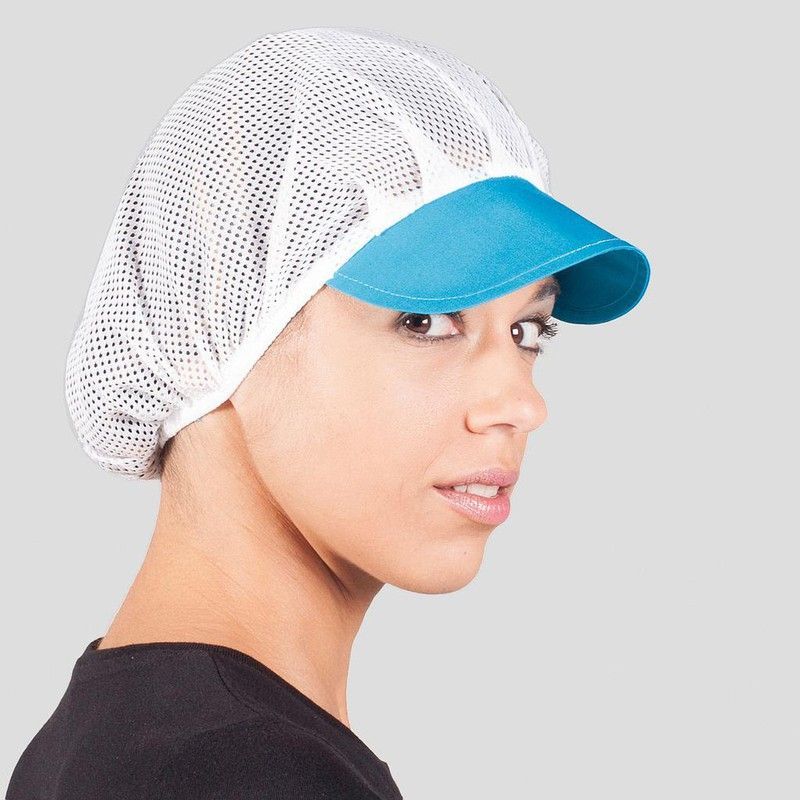 Pack 10 gorros rejilla con visera colores