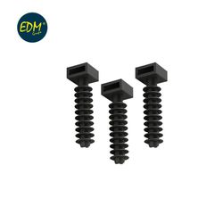 Pack 100un taco negro nº6 para brida