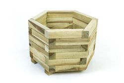 Pack 18 jardineras de madera Palmako smilla 45 x 39 x 30 cm st240606a0030mbz18a1