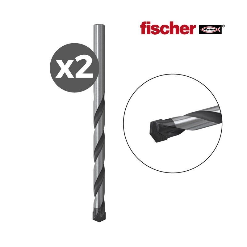 Pack 2 broca percusion e 4x75 / 2k fischer