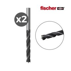 Pack 2 brocas madera hb 4 / 2k fischer