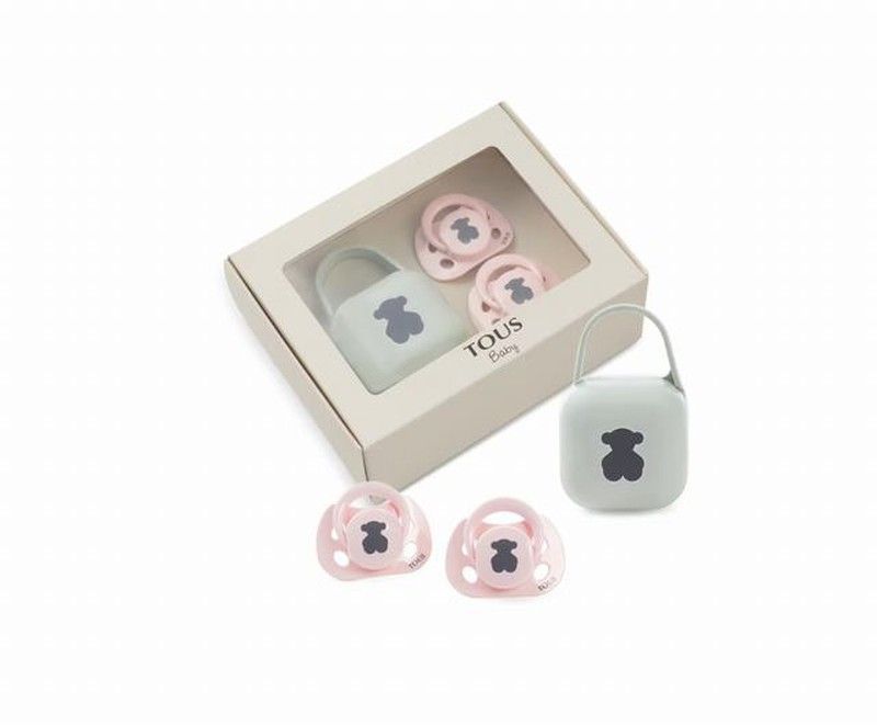 Pack 2 chupetes Tous Rosa