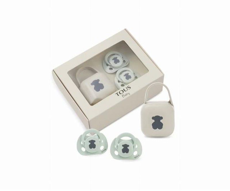 Pack 2 chupetes Tous Verde