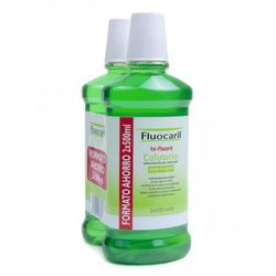 Pack 2 Fluocaril Bi Fluoré Colutorio Formato Ahorro 2x500ml