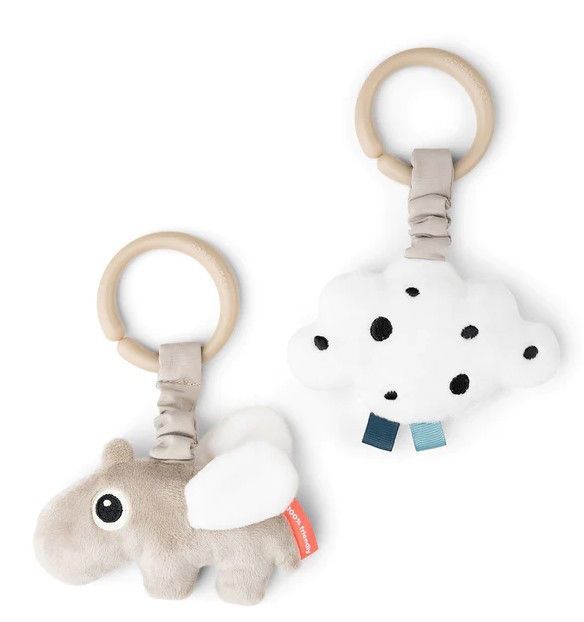 Pack 2 juguetes para colgar Happy Clouds Done By Deer