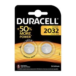 Pack 2 pilas boton cr2032 duracell