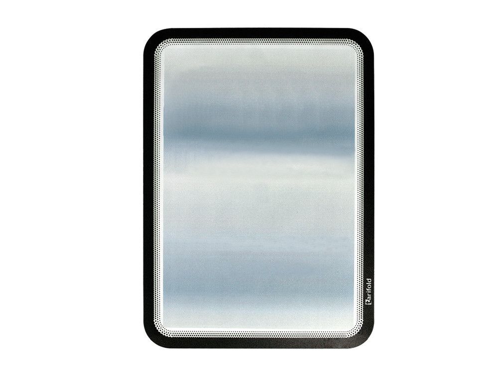 Pack 2 porta anuncios imantado dorso adhesivo reposicionable en pvc negro