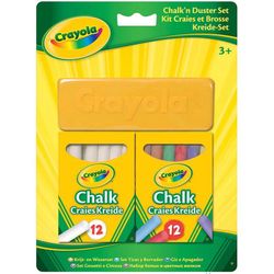 Pack 24 Tizas Y Borrador - Crayola