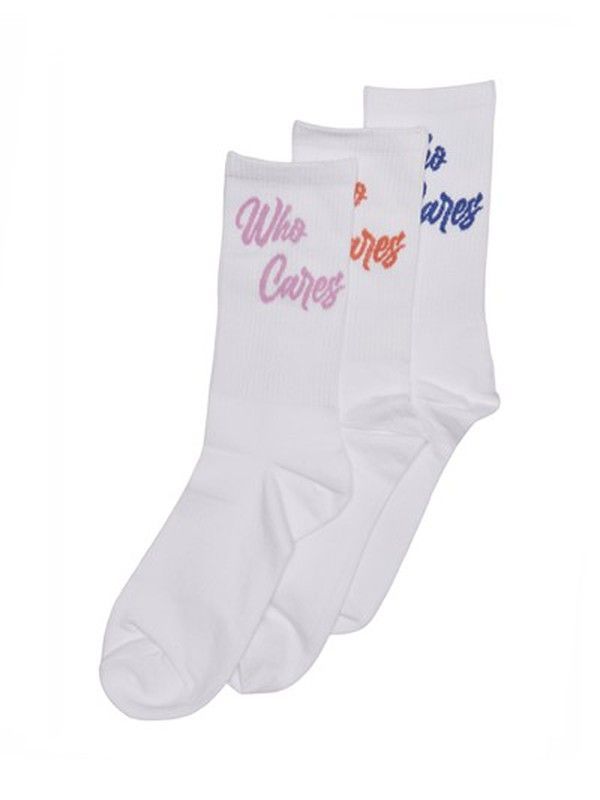 Pack (3 un.) calcetines Who cares Only & Sons White