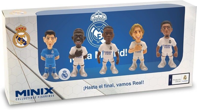 Pack 5 Figuras Minix Real Madrid 7 CM - Real Madrid