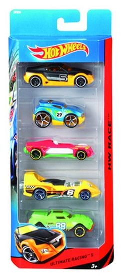 PACK 5 VEHICULOS HOT WHEELS