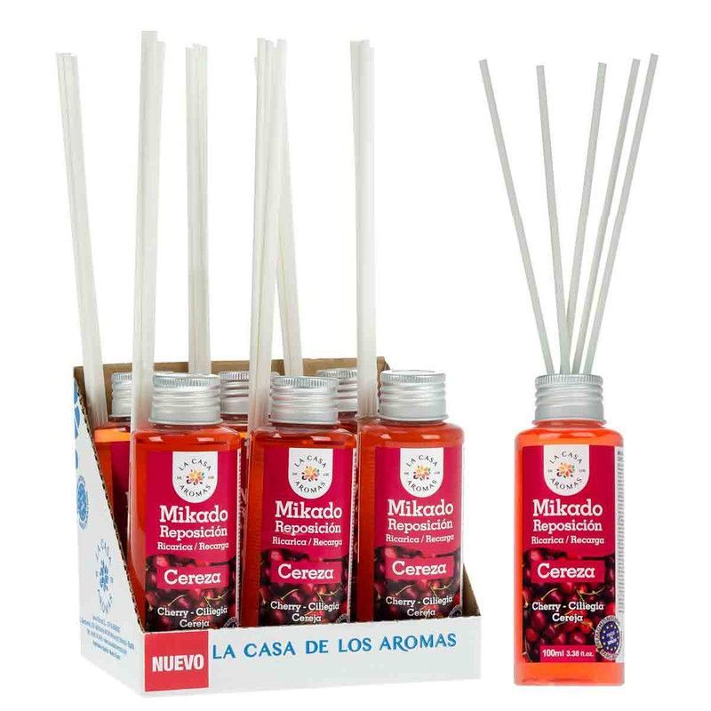 PACK 6 MIKADO Reposición Cereza (6 X 100ml)