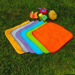 Pack 6 unidades toalla rizo algodón 38x38 cm ref 181