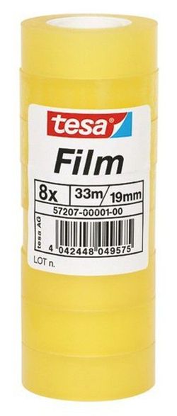 Pack 8 cintas adhesivas tesa film