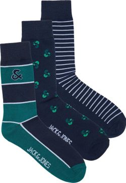 Pack calcetines (3 un.) Jack & Jones Navy Blazer