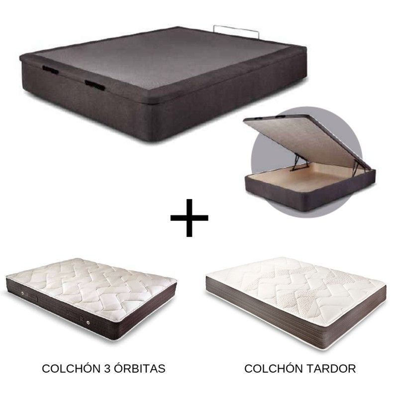 Pack canapé abatible Duolat + Colchón Tardor ó Colchón 3 Órbitas marca Astral