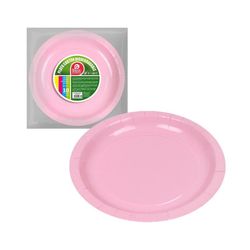 Pack Con 10unid. Platos Cartón Rosas Baby 20cm Best Products Green