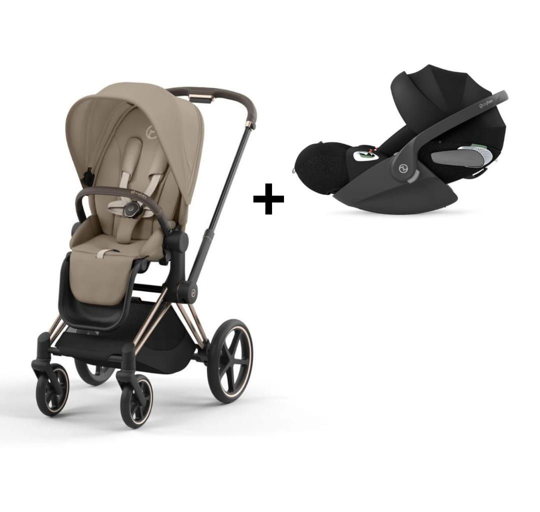 Pack Cybex Priam Rosegold Silla + Cloud T