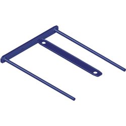 Pack de 100 Fasterners de plástico D-Clip Azul