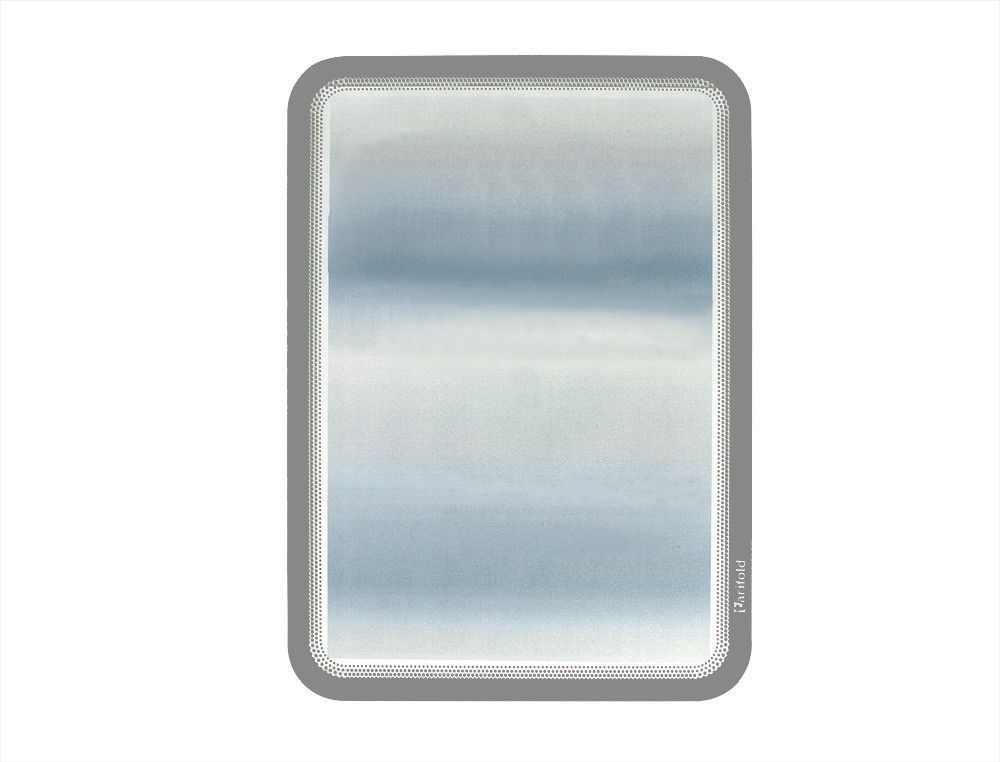 Pack de 2 porta anuncios imantado dorso adhesivo reposicionable en pvc plata