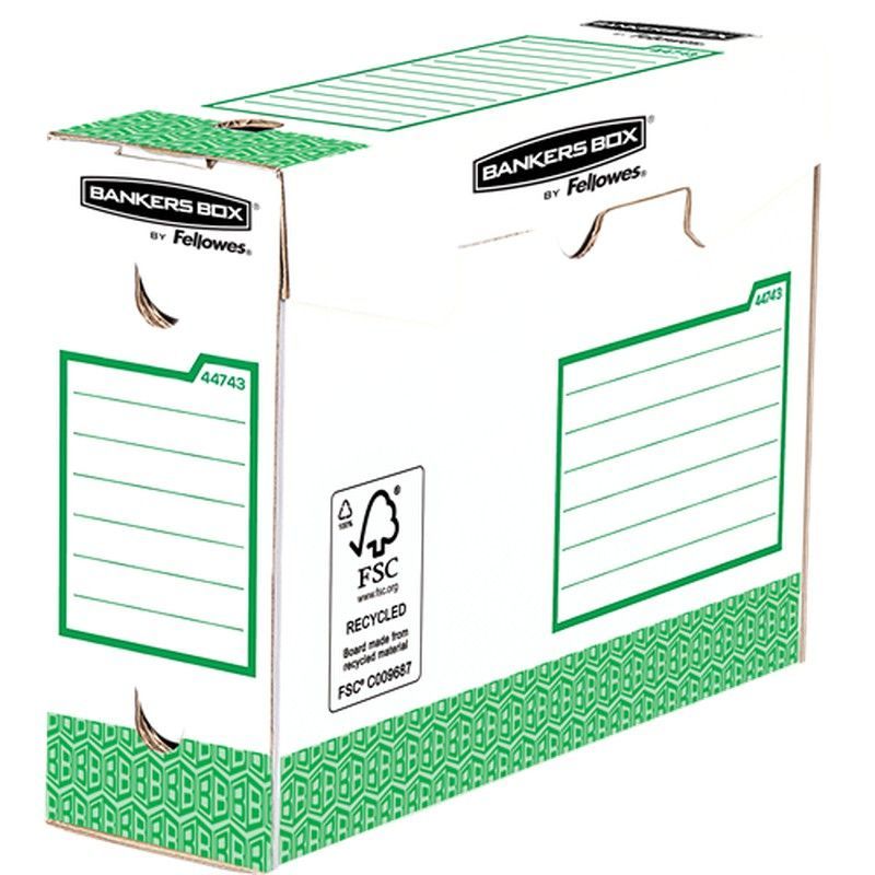 Pack de 20 Cajas de archivo definitivo A4+ 100MM extra resistente Verde