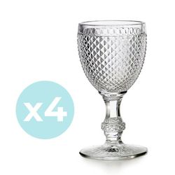 Pack de 4 Copas de Vino Blanco Bicos, Ø6,8x12,7cm