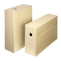 Pack de 50 Cajas de archivo Libre de Ácido 30+ Marrón