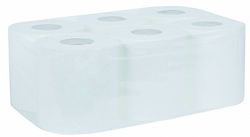 Pack de 6 rollos de papel secamanos 100% celulosa