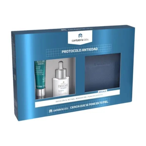 Pack Endocare Sérum Retinol 0,2% 30mL + Sérum Age Barrier Hyaluboost 30mL + neceser