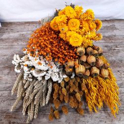 Pack Flores Secas Amarillo