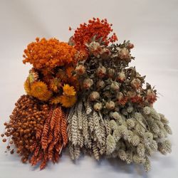 Pack Flores Secas Naranja