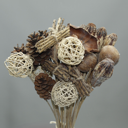 Pack Flores secas Navidad Natural Pack 2 ramos