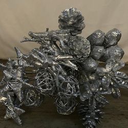 Pack Flores Secas Navidad Silver